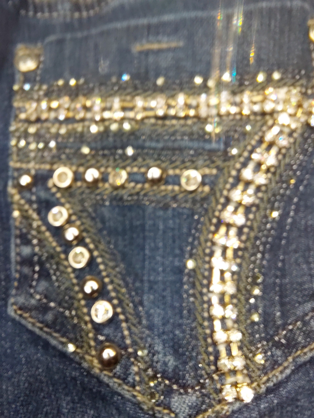 L.A. STAR RINESTONED JEANS - Picture 8 of 15